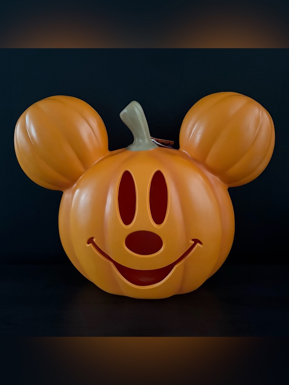 NEW Disney Mickey Mouse Light Up Pumpkin Blow Mold Halloween Fall Decor